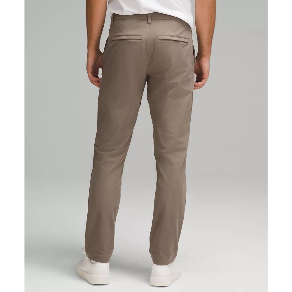 NWT $128 Lululemon ABC Classic-Fit 5Pkt Pants Trouser Warpstreme In Nomad 34x32 - Picture 3 of 9